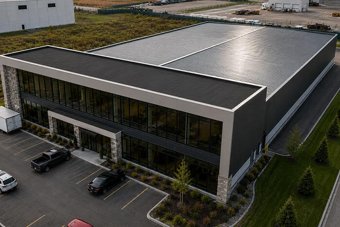 Industrial warehouse with front office in Southwestern Ontario